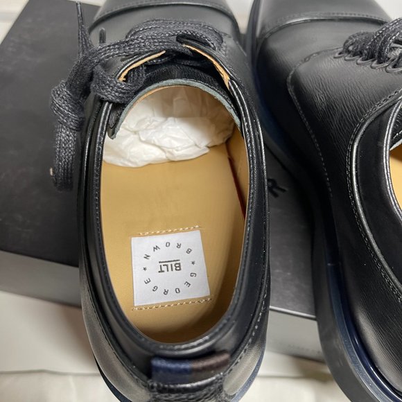 GEORGE BROWN BILT Janssen Cap Derby Oxford $295 leather Dress Shoe | Men\'s SZ 10 main image 7